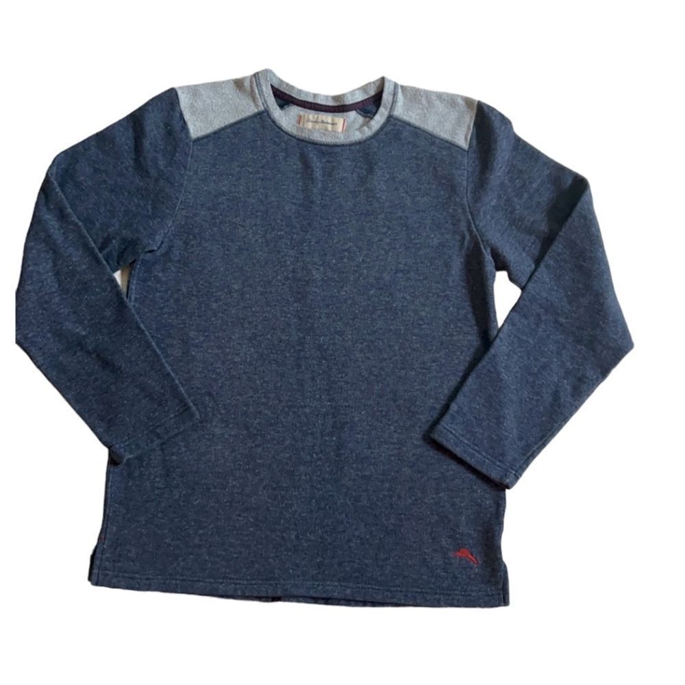 Tommy Bahama Men's Blue & Grey Long Sleeve Shirt Size M